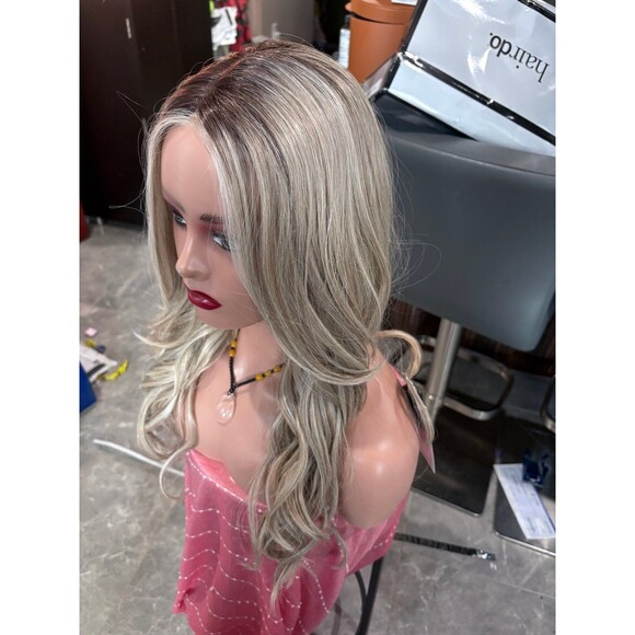 Hairdo “Long Tousled Waves” wig in color Rooted Biscuit New main image 6